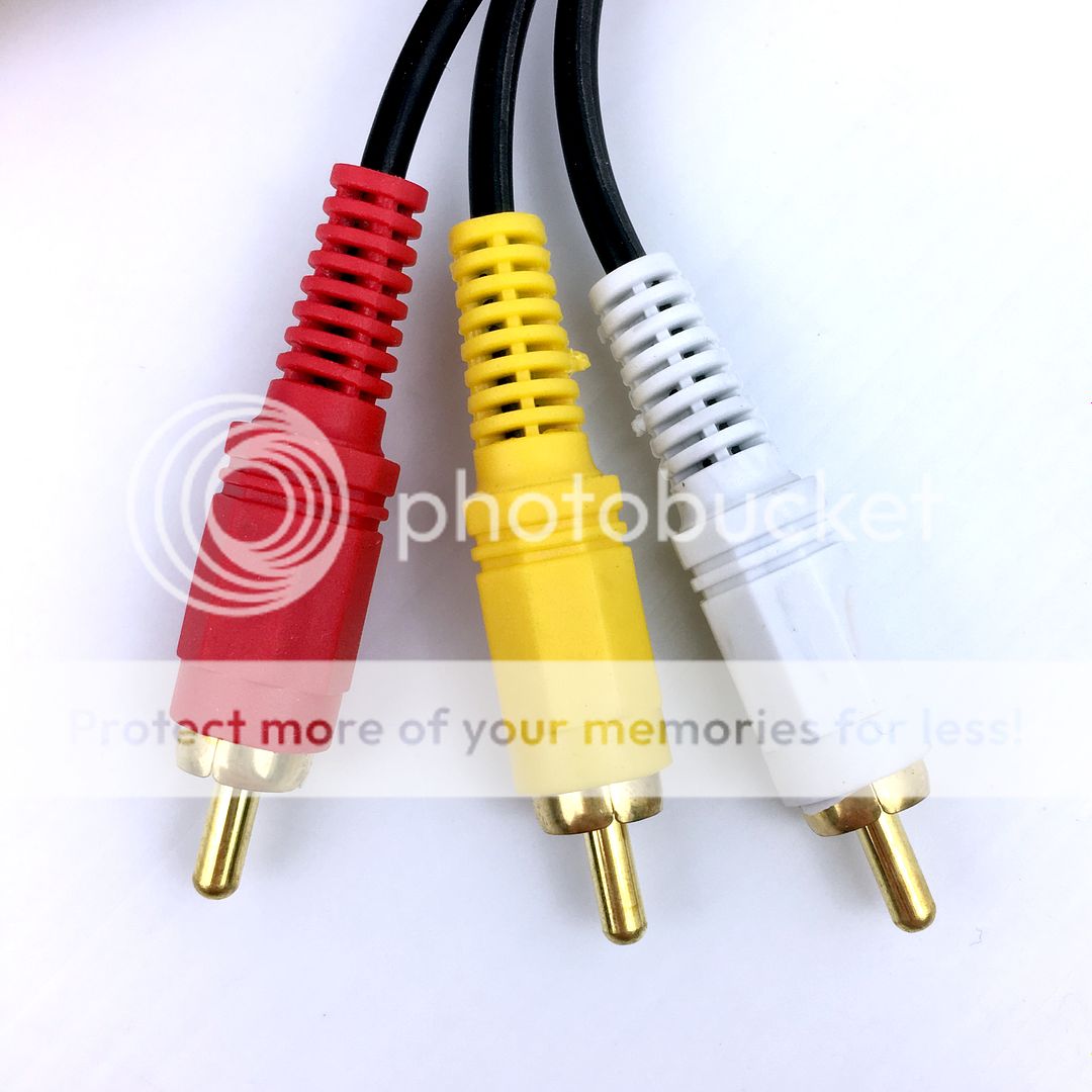 Premium Av Cable Male 3rca To 3 Rca Male Composite Audio Video Cord Dvd Tv Ebay 6272